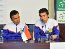 Жеребьевка ¼ финала Кубка Дэвиса. Казахстан — Чехия