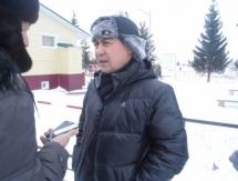 Кокшетауцы встали на лыжи в поддержку казахстанских олимпийцев в Сочи