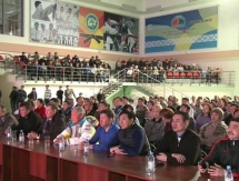 В Усть-Каменогорске прошли массовые просмотры открытия Игр в Сочи