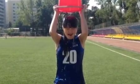 Сабина Алтынбекова приняла участие в Ice Bucket Challenge