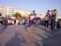 Илья Ильин посетил спортивный фестиваль «Aktau Open Fest 2014»