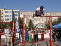 Илья Ильин посетил спортивный фестиваль «Aktau Open Fest 2014»