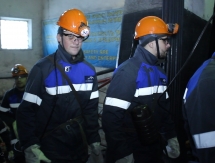 Хоккеисты ХК «Сарыарка» спустились в шахту имени Костенко