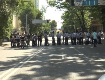 В Алматы состоялась полицейская эстафета