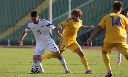 
Видео голов молодежной сборной Казахстана в матче отбора к Евро-2017 с Боснией 2:1