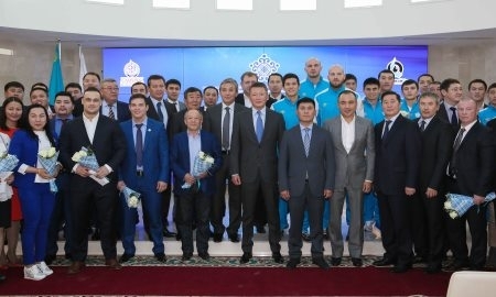 
В Астане состоялось чествование казахстанских боксеров