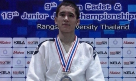 
Диас Ашимов стал серебряным призером чемпионата Азии среди кадетов и молодежи по дзюдо