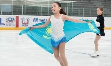 
Элизабет Турсынбаева — на третьем месте после короткой программы на турнире в Хорватии