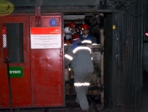 Хоккеисты «Сарыарки» посетили шахту имени Костенко