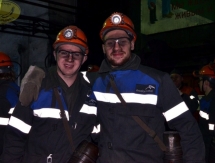 Хоккеисты «Сарыарки» посетили шахту имени Костенко