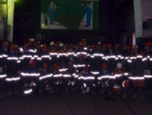 Хоккеисты «Сарыарки» посетили шахту имени Костенко