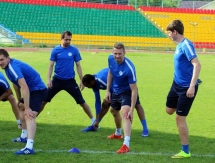 «Иртыш» провел тренировку на «Мунайшы»