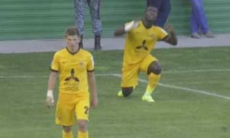 
Видео второго гола Гоу в матче Премьер-Лиги «Актобе» — «Кайрат»