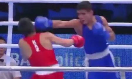 
Видео боксерского поединка Олимпиады-2016 Ералиев — Ахмадалиев