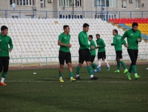 «Атырау» провел предыгровую тренировку перед матчем с «Кайратом»