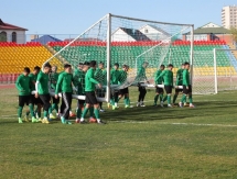 «Атырау» провел предыгровую тренировку перед матчем с «Кайратом»