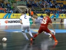 Видеообзор матча Финала четырех Кубка УЕФА «Югра» — «Кайрат» 5:5, пен. 2:3