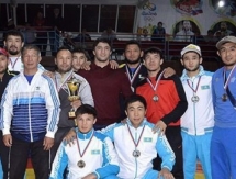 Казахстанские «вольники» стали третьими на турнире в Дагестане