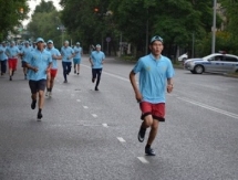 Полицейский марафон прошел в Алматинской области