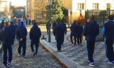 Игроки «Астаны» прогулялись по Праге