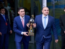 Как Смаков и Финонченко приняли участие в церемонии открытия Суперкубка Казахстана-2018