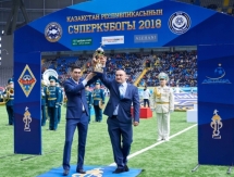 Как Смаков и Финонченко приняли участие в церемонии открытия Суперкубка Казахстана-2018