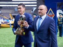 Как Смаков и Финонченко приняли участие в церемонии открытия Суперкубка Казахстана-2018