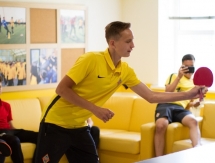 В Академии «Кайрата» прошел турнир по настольному теннису среди воспитанников и сотрудников клуба