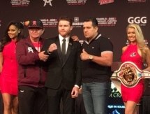 Фото и видео с финальной пресс-конференции Головкина и «Канело» перед вторым боем