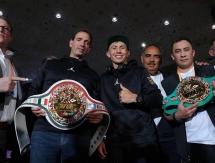 Фото и видео с финальной пресс-конференции Головкина и «Канело» перед вторым боем