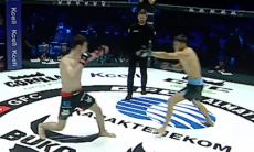 Брат российской звезды UFC наказал кыргыза за подлый трюк на турнире в Алматы. Видео