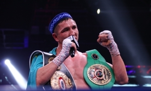 
Опубликован официальный постер боя непобежденного казахстанского боксера с американским нокаутером
