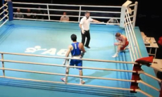 Видео полного боя Казахстан — Узбекистан с нокаутом за медаль турнира по боксу