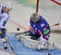 Фоторепортаж с матча КХЛ «Металлург» Мг — «Барыс» 1:2