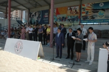 Открытие Международного турнира по пляжному волейболу среди мужских команд «Актау Инвитэйшн» 2012