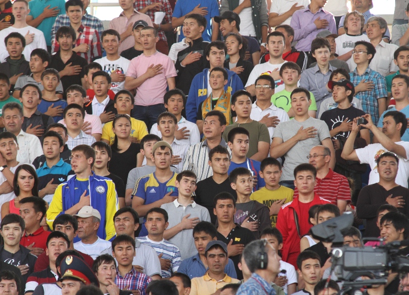 Фоторепортаж с товарищеского матча Казахстан — Кыргызстан 5:2