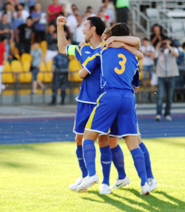 Фоторепортаж с товарищеского матча Казахстан — Кыргызстан 5:2