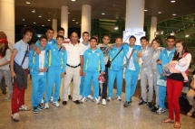 Олимпийская сборная Казахстана по боксу вылетела в Лондон