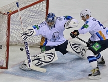 Фоторепортаж с матча КХЛ «Металлург» Мг — «Барыс» 5:1