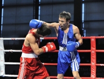 Фоторепортаж с вечерней сессии четвертьфиналов чемпионата Казахстана по боксу