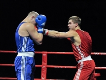 Фоторепортаж с вечерней сессии четвертьфиналов чемпионата Казахстана по боксу