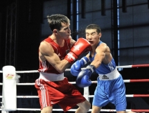 Фоторепортаж с вечерней сессии второго дня четвертьфиналов чемпионата Казахстана по боксу