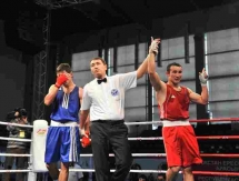 Фоторепортаж с дневной сессии полуфиналов чемпионата Казахстана по боксу