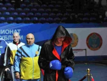 Фоторепортаж с дневной сессии полуфиналов чемпионата Казахстана по боксу