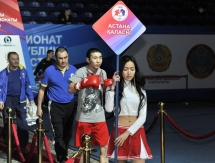 Фоторепортаж с вечерней сессии полуфиналов чемпионата Казахстана по боксу