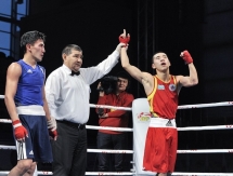 Фоторепортаж с вечерней сессии полуфиналов чемпионата Казахстана по боксу