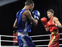 Фоторепортаж с вечерней сессии полуфиналов чемпионата Казахстана по боксу