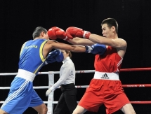 Фоторепортаж с вечерней сессии полуфиналов чемпионата Казахстана по боксу