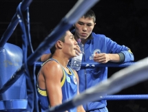 Фоторепортаж с вечерней сессии полуфиналов чемпионата Казахстана по боксу