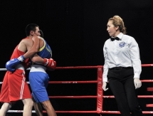 Фоторепортаж с вечерней сессии полуфиналов чемпионата Казахстана по боксу